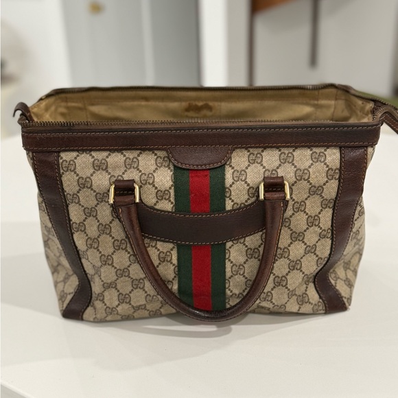 Gucci Vintage “Boston Tote”. - Picture 14 of 17